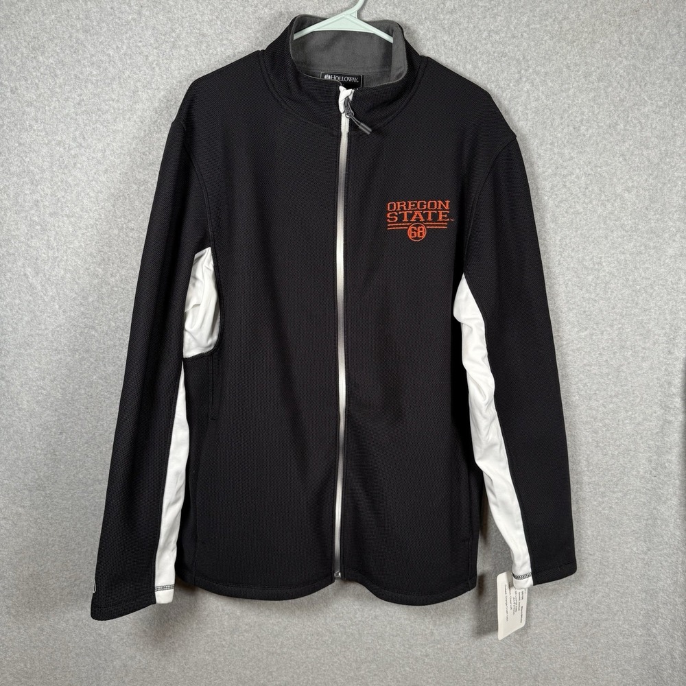 Holloway oregon state jacket full zip jacket adult unisex large black